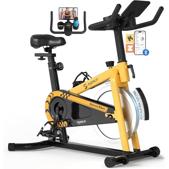 Indoor Cycling Bike with Adjustable Resistance