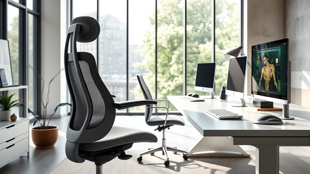 adjustable tall ergonomic features