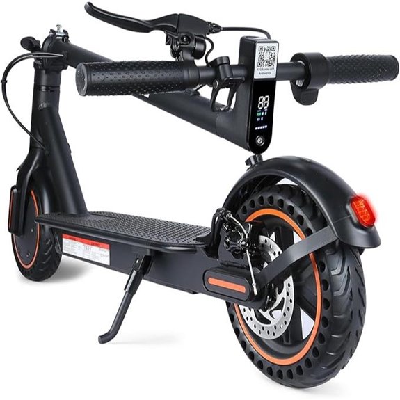 Electric Scooter for Adults with Solid Tires and App