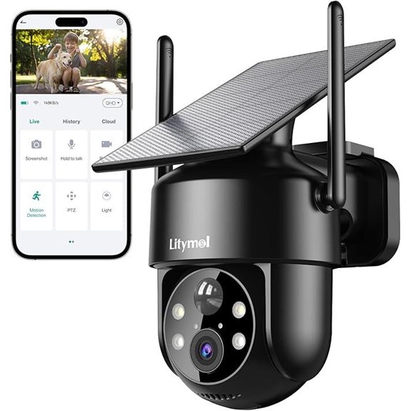 Wireless Outdoor Security Cameras with AI Detection