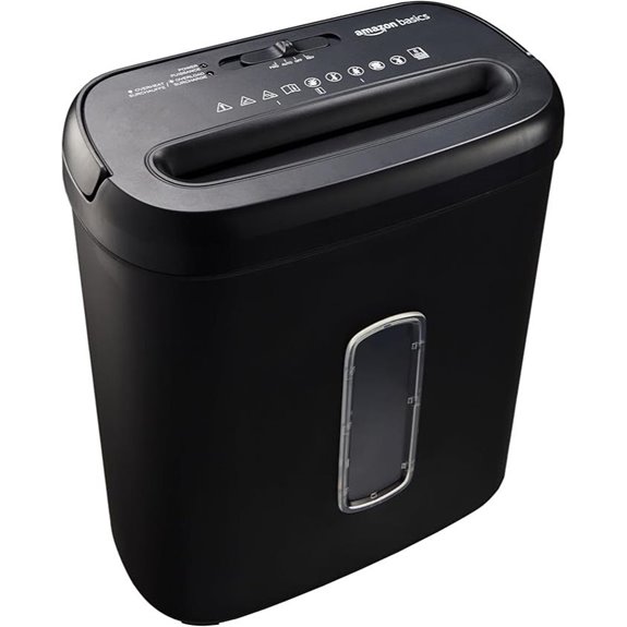 Amazon Basics 8-Sheet Cross Cut Shredder