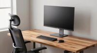 arrange ergonomic workspace properly