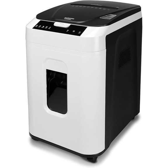 Aurora 200-Sheet Micro-Cut Paper Shredder with Auto Feed