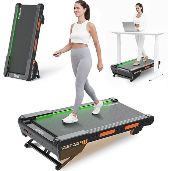 Vitalwalk Walking Pad Treadmill with Auto Incline