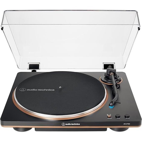 Audio-Technica AT-LP70X Automatic Turntable (Black/Bronze)