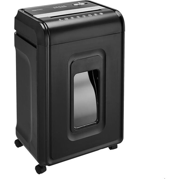 Amazon Basics Cross Cut Paper Shredder with Basket