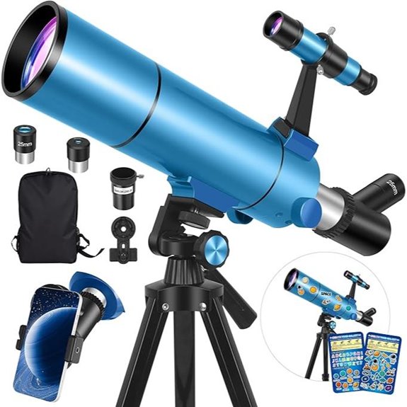 Portable Refractor Telescope for Astronomy Beginners