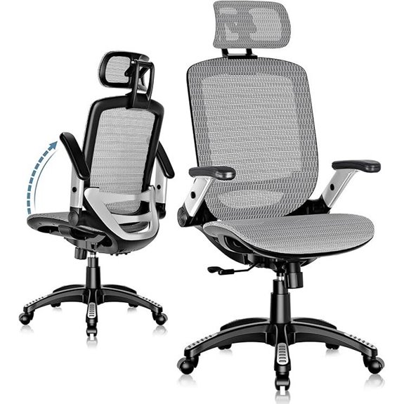 GABRYLLY Ergonomic Big & Tall Mesh Office Chair