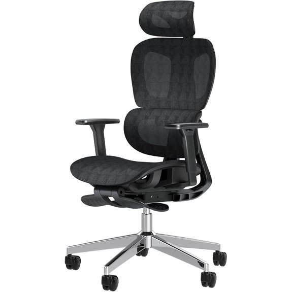 PatioMage Big & Tall Mesh Office Chair with Lumbar
