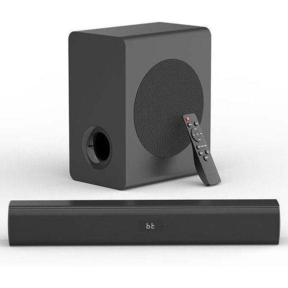 Bluetooth 2.1ch Surround Sound Bar with Subwoofer