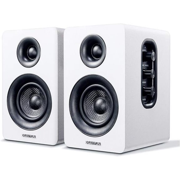 Sanyun SW208 3 Bluetooth 5.0 Bookshelf Speakers