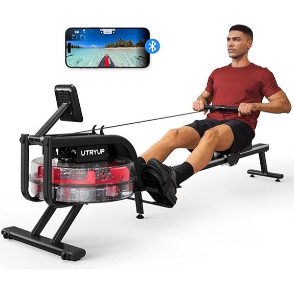 Magnetic Water Rowing Machine with Bluetooth and App