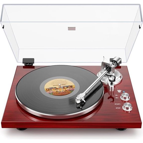 Belt Drive Turntable with Bluetooth & USB Output