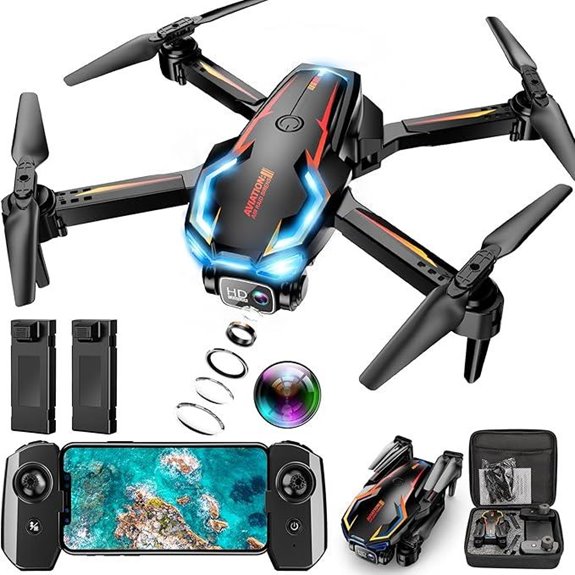 Drone with Camera for Adults & Teens (2 Batteries)
