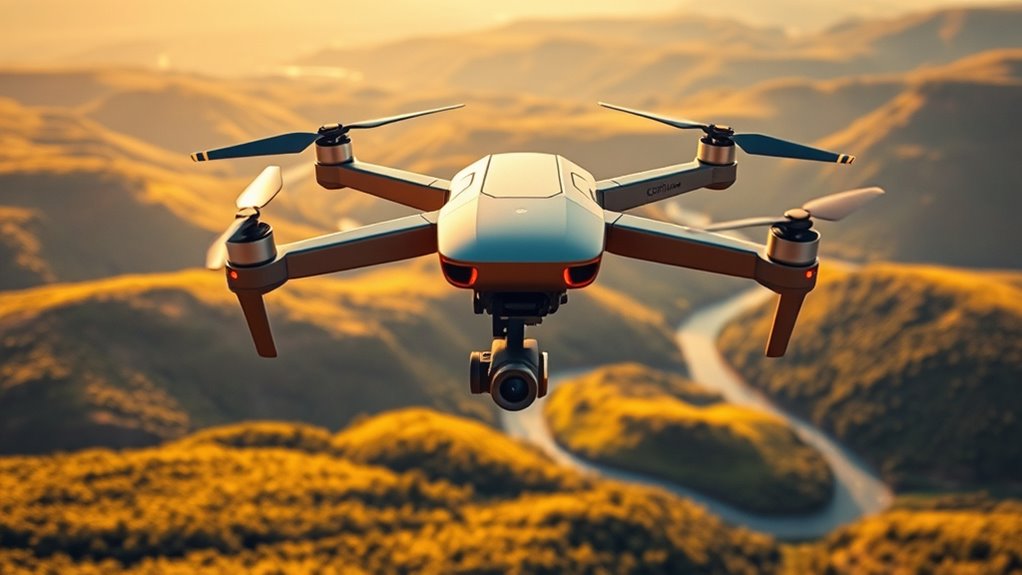 camera quality flight time stabilization