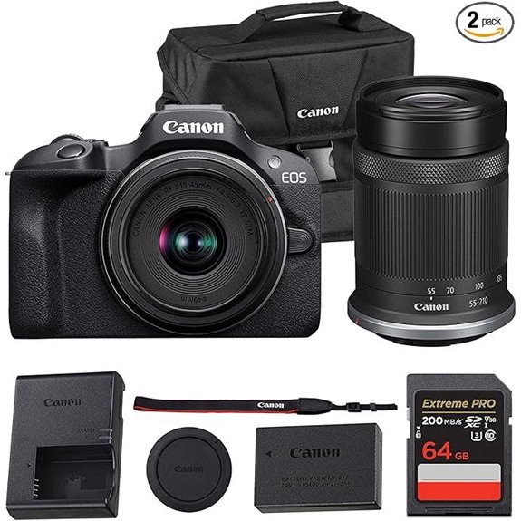 canon r100 camera kit