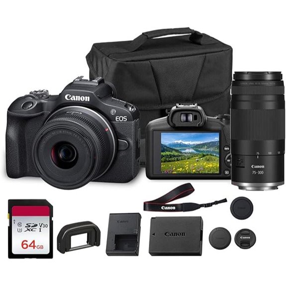 Canon EOS R100 Mirrorless Camera Kit with Lenses