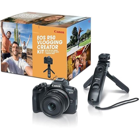 Canon EOS R50 Vlogging Kit with Wide-Angle Lens