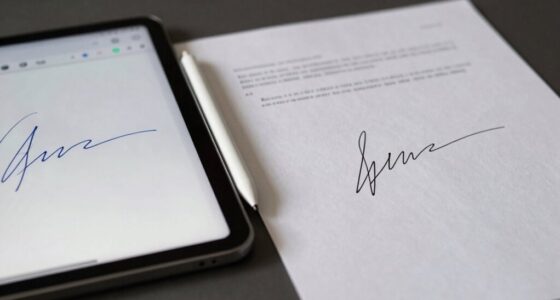 choosing between digital and scanned signatures