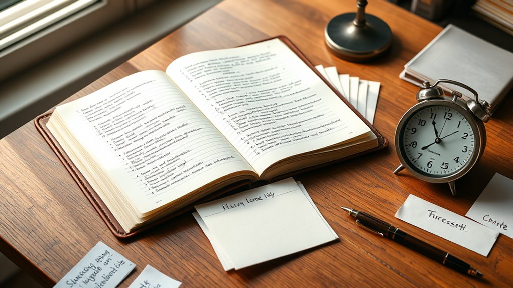 clear concise spaced reviews