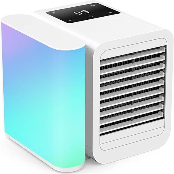 Portable USB Air Cooler with 7 Colors