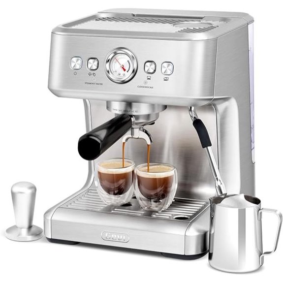 Gevi EzBru 1000C Commercial Espresso Machine with Kit