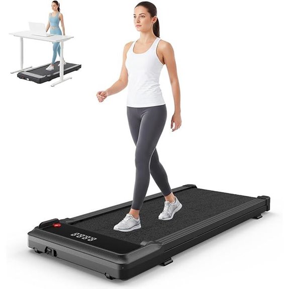Smug Compact Armless Walking Treadmill for Home & Office