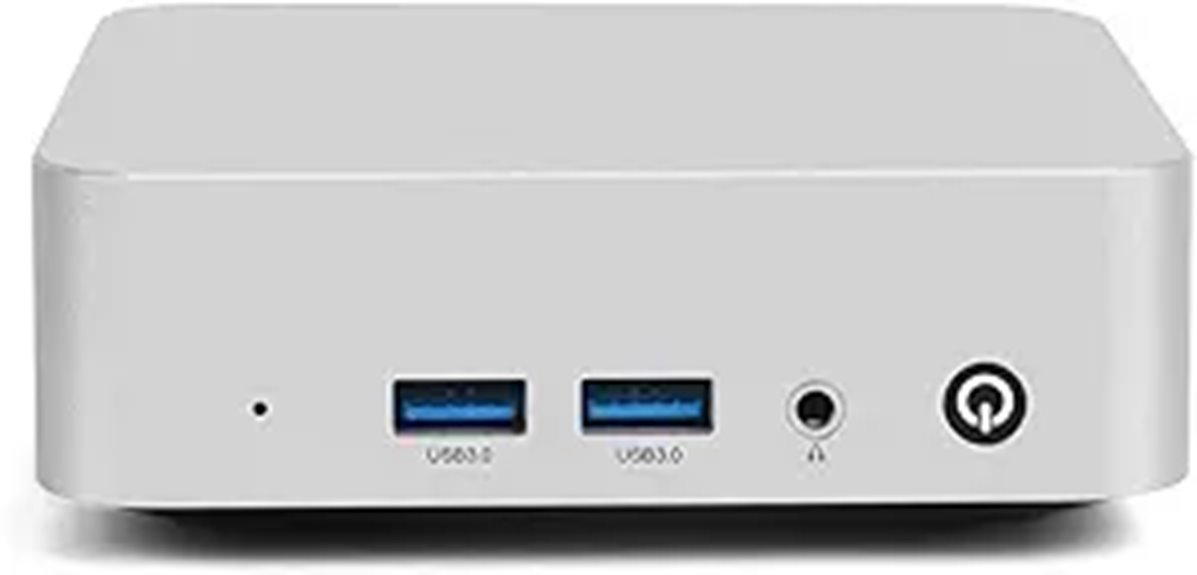 Mini PC with 8GB RAM 128GB SSD Dual Display