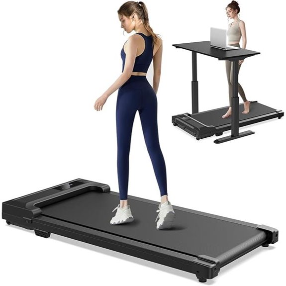Walking Pad Treadmill Under Desk Compact and Quiet
