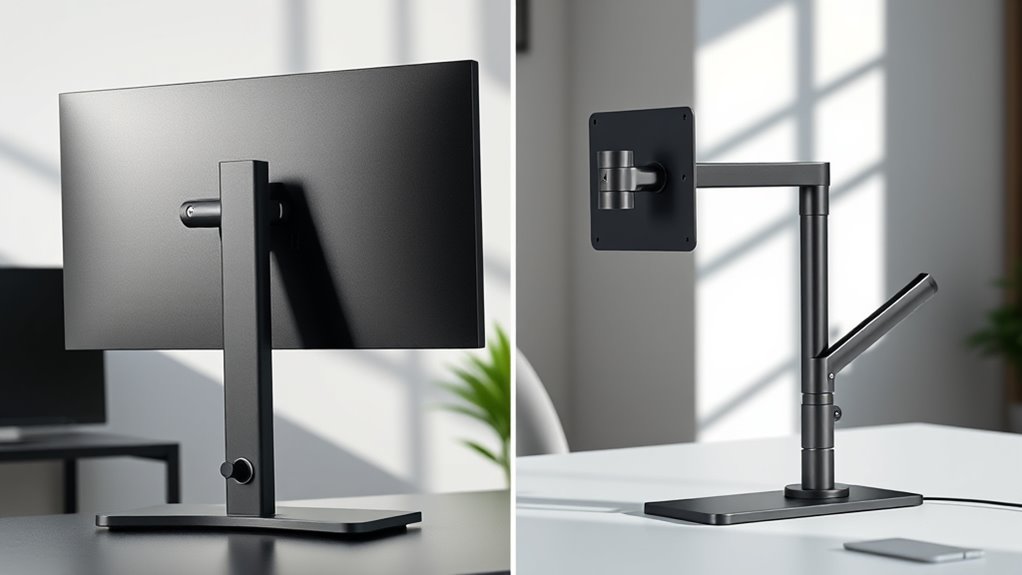 compare stands and arms