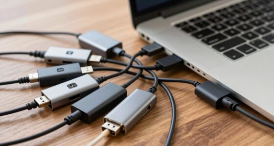 connecting devices through adapters