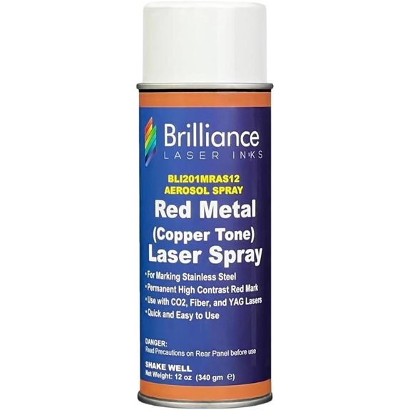 Brilliance Laser Inks 12oz Copper Tone Red Spray