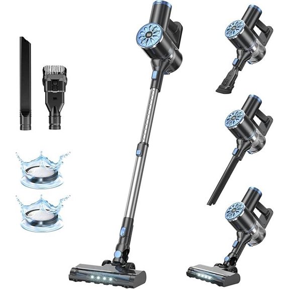 Cordless 6-in-1 Vacuum with LED Screen