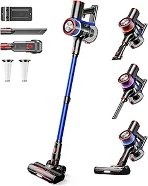 NADALY Cordless Vacuum Cleaner 8-in-1 Lightweight Stick