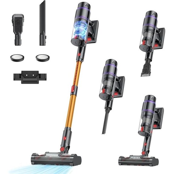 Cordless Vacuum Cleaner with Auto Mode and LED Display