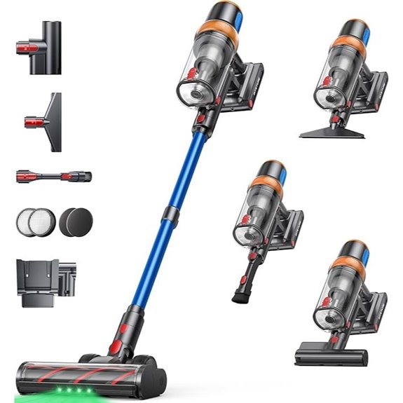 Cordless Vacuum Cleaner 600W Self-Standing Pet Hair
