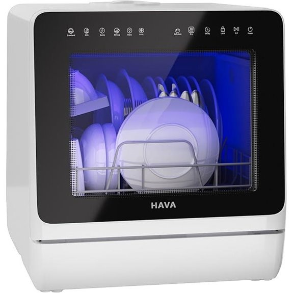 HAVA 2025 Countertop Dishwasher with Water Softener
