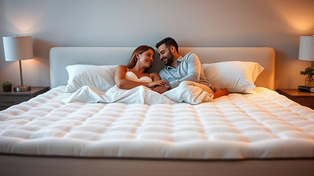 couples sleep comfort features