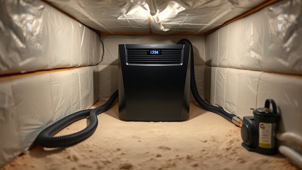 crawl space dehumidifier considerations