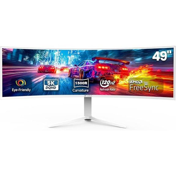 CRUA 49 Curved Ultra-Wide Monitor with HDMI & DP