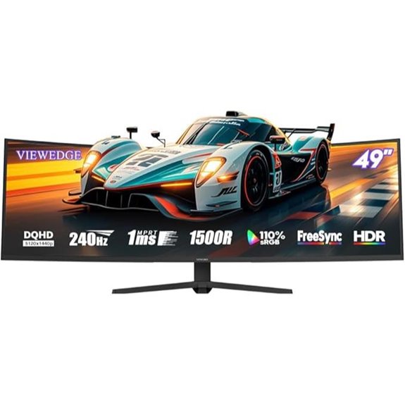 Viewedge 49 Curved Ultrawide Gaming Monitor (5120x1440)