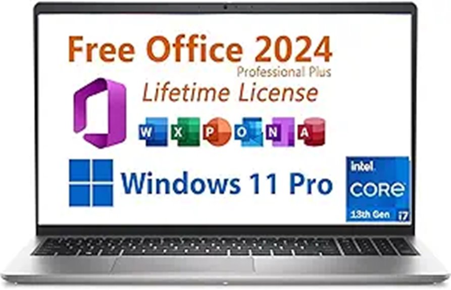 Dell Inspiron Business Laptop with 15.6 FHD Display