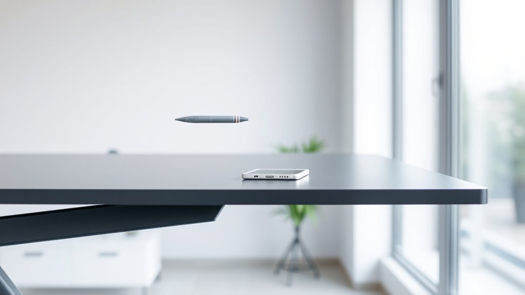 desk stability at maximum height