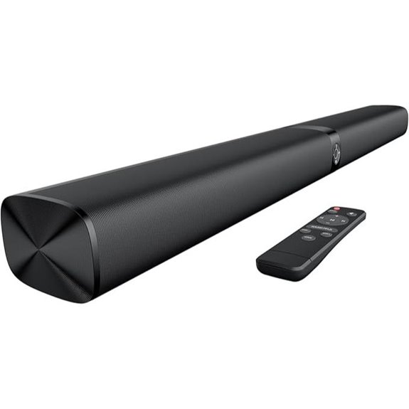 Bluetooth Soundbar for TV/PC/Gaming 80W Detachable