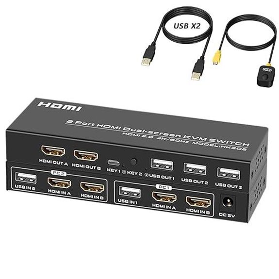 dual 4k hdmi kvm