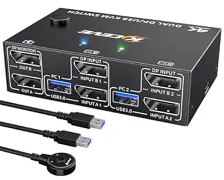 dual 8k displayport kvm