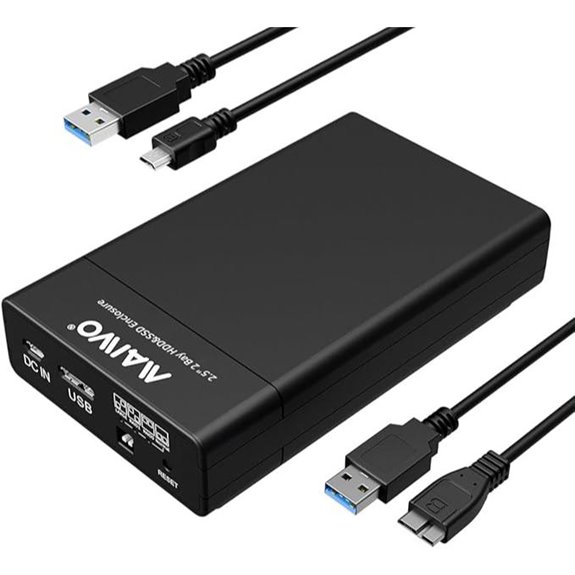 dual bay raid enclosure