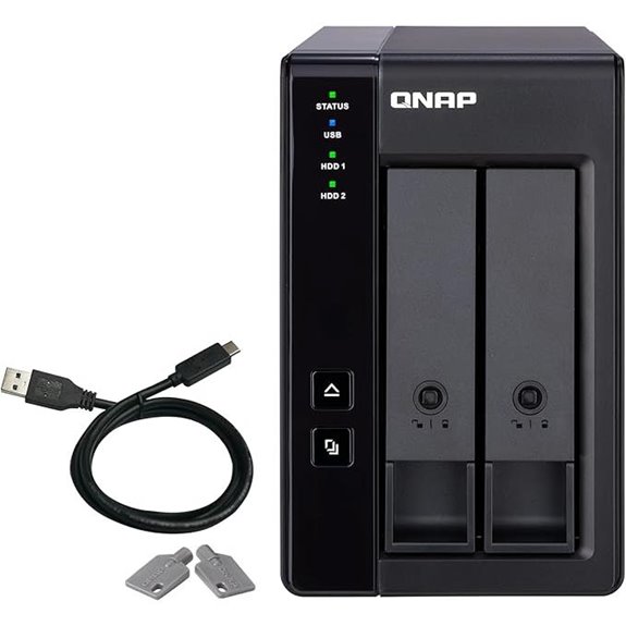 QNAP TR-002-A-US 2-Bay USB-C DAS Storage