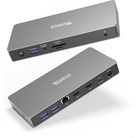 Plugable USB-C Docking Station with Dual 4K HDMI