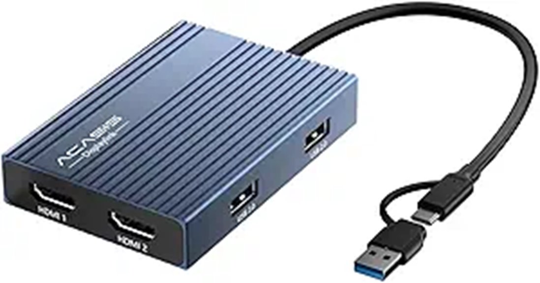 ACASIS USB-C Dual HDMI & USB-A Docking Station